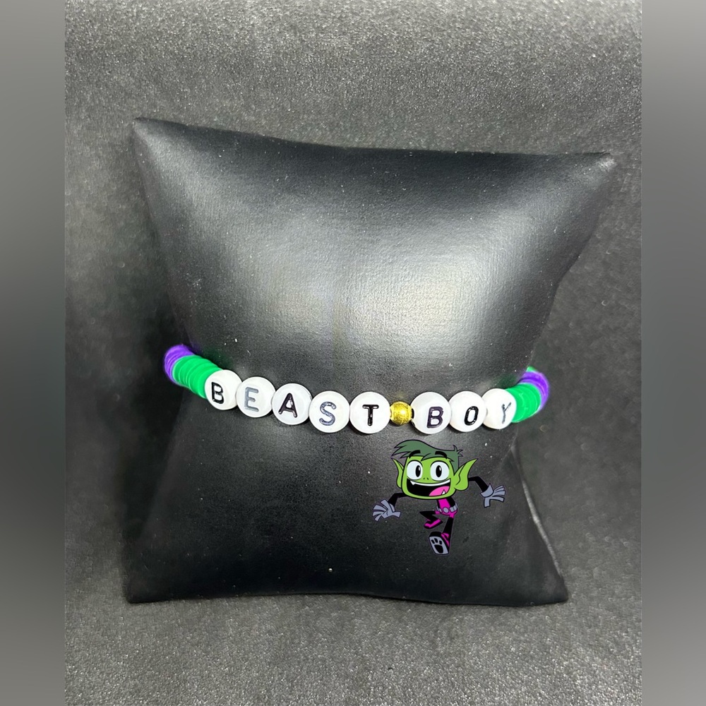 Beast Boy (Teen Titans) Heishi Bracelet